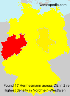 Surname Hermesmann in Germany Surname Hermesmann in Germany