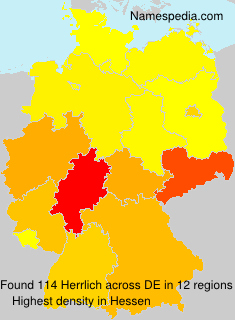 Surname Herrlich in Germany Surname Herrlich in Germany