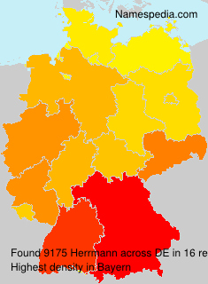 Surname Herrmann in Germany Surname Herrmann in Germany