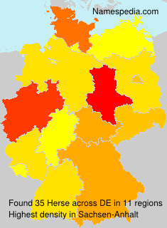 Surname Herse in Germany Surname Herse in Germany
