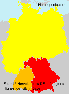 Surname Hervai in Germany Surname Hervai in Germany