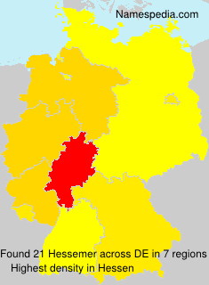 Surname Hessemer in Germany Surname Hessemer in Germany