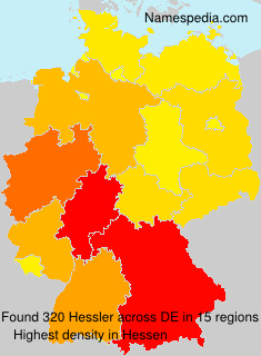 Surname Hessler in Germany Surname Hessler in Germany