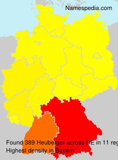 Surname Heuberger in Germany Surname Heuberger in Germany