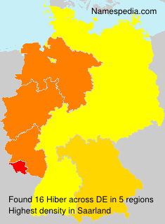 Surname Hiber in Germany Surname Hiber in Germany