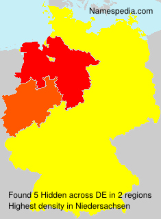 Surname Hidden in Germany Surname Hidden in Germany
