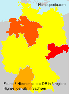 Surname Hiebner in Germany Surname Hiebner in Germany