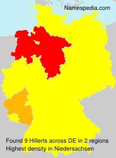 Surname Hillerts in Germany Surname Hillerts in Germany