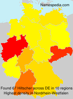 Surname Hiltscher in Germany Surname Hiltscher in Germany