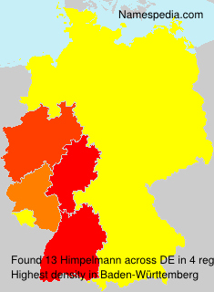 Surname Himpelmann in Germany Surname Himpelmann in Germany