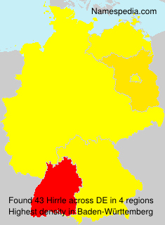Surname Hirrle in Germany Surname Hirrle in Germany