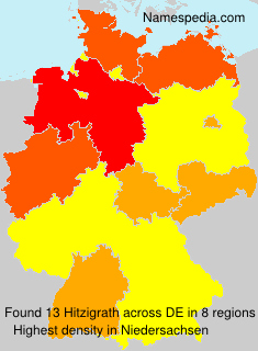 Surname Hitzigrath in Germany Surname Hitzigrath in Germany