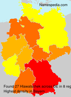 Surname Hlawatschek in Germany Surname Hlawatschek in Germany