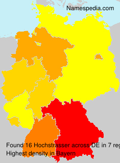 Surname Hochstrasser in Germany Surname Hochstrasser in Germany
