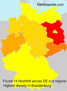 Surname Hochtritt in Germany Surname Hochtritt in Germany