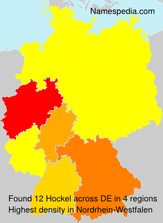 Surname Hockel in Germany Surname Hockel in Germany