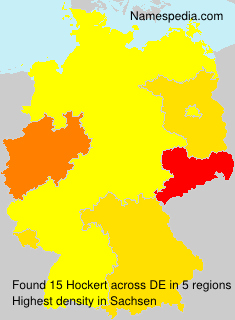 Surname Hockert in Germany Surname Hockert in Germany