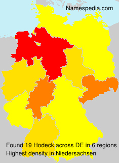 Surname Hodeck in Germany Surname Hodeck in Germany