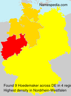 Surname Hoedemaker in Germany Surname Hoedemaker in Germany