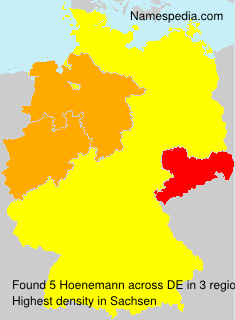 Surname Hoenemann in Germany Surname Hoenemann in Germany