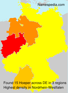 Surname Hoeper in Germany Surname Hoeper in Germany