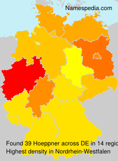 Surname Hoeppner in Germany Surname Hoeppner in Germany