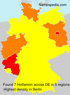 Surname Hoffamnn in Germany Surname Hoffamnn in Germany