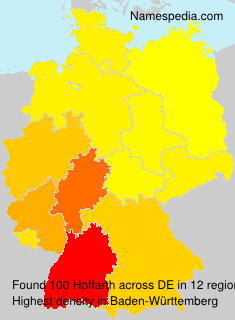 Surname Hoffarth in Germany Surname Hoffarth in Germany