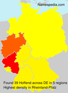 Surname Hoffend in Germany Surname Hoffend in Germany