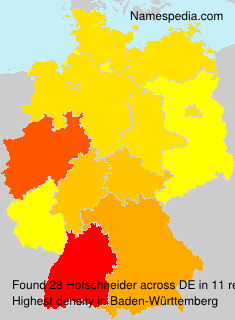 Surname Hofschneider in Germany Surname Hofschneider in Germany