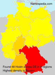 Surname Hoidn in Germany