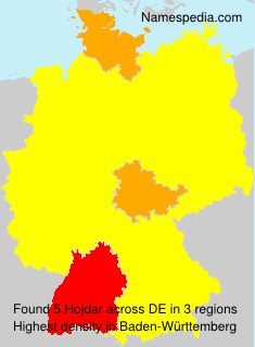 Surname Hojdar in Germany Surname Hojdar in Germany