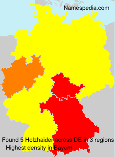 Surname Holzhaider in Germany Surname Holzhaider in Germany