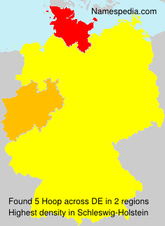 Surname Hoop in Germany Surname Hoop in Germany