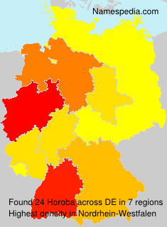 Surname Horoba in Germany Surname Horoba in Germany