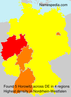 Surname Horowitz in Germany Surname Horowitz in Germany