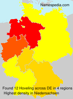 Surname Hoveling in Germany Surname Hoveling in Germany