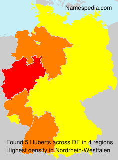 Surname Huberts in Germany Surname Huberts in Germany
