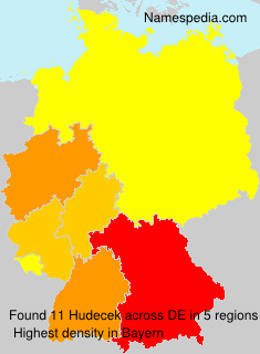 Surname Hudecek in Germany Surname Hudecek in Germany
