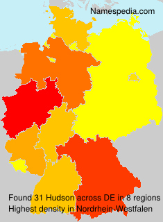 Surname Hudson in Germany Surname Hudson in Germany
