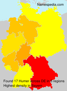 Surname Humer in Germany Surname Humer in Germany