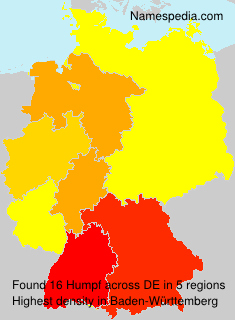 Surname Humpf in Germany Surname Humpf in Germany