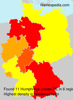 Surname Humphreys in Germany Surname Humphreys in Germany