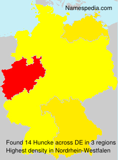 Surname Huncke in Germany Surname Huncke in Germany