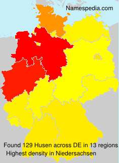 Surname Husen in Germany Surname Husen in Germany