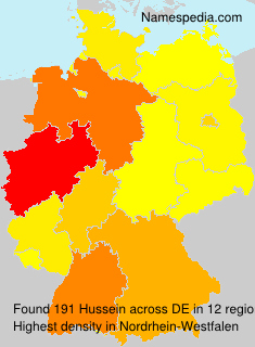 Surname Hussein in Germany Surname Hussein in Germany