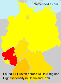 Surname Huston in Germany Surname Huston in Germany