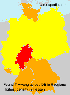 Surname Hwang in Germany Surname Hwang in Germany