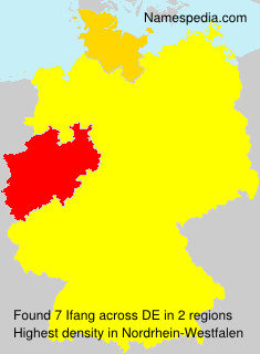 Surname Ifang in Germany Surname Ifang in Germany
