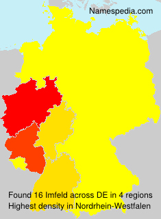 Surname Imfeld in Germany Surname Imfeld in Germany